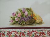 cesta com uvas