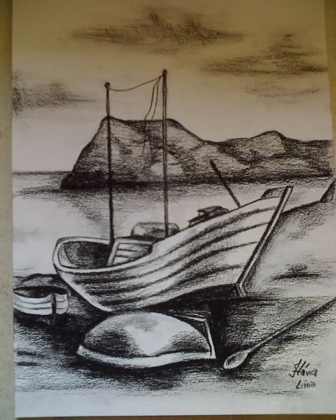desenho com lápis crayon
